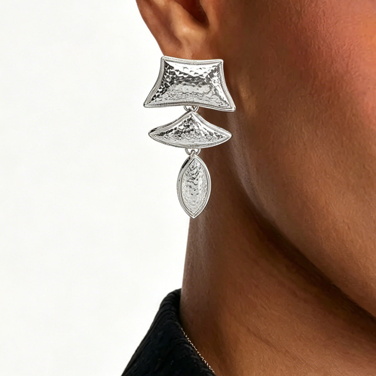 Metal Alloy Personality Not Easy To Hit Stud Earrings