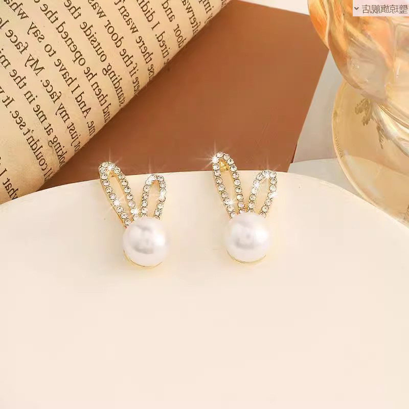 Women's Sier Needle Korean Simple Niche Temperament Earrings