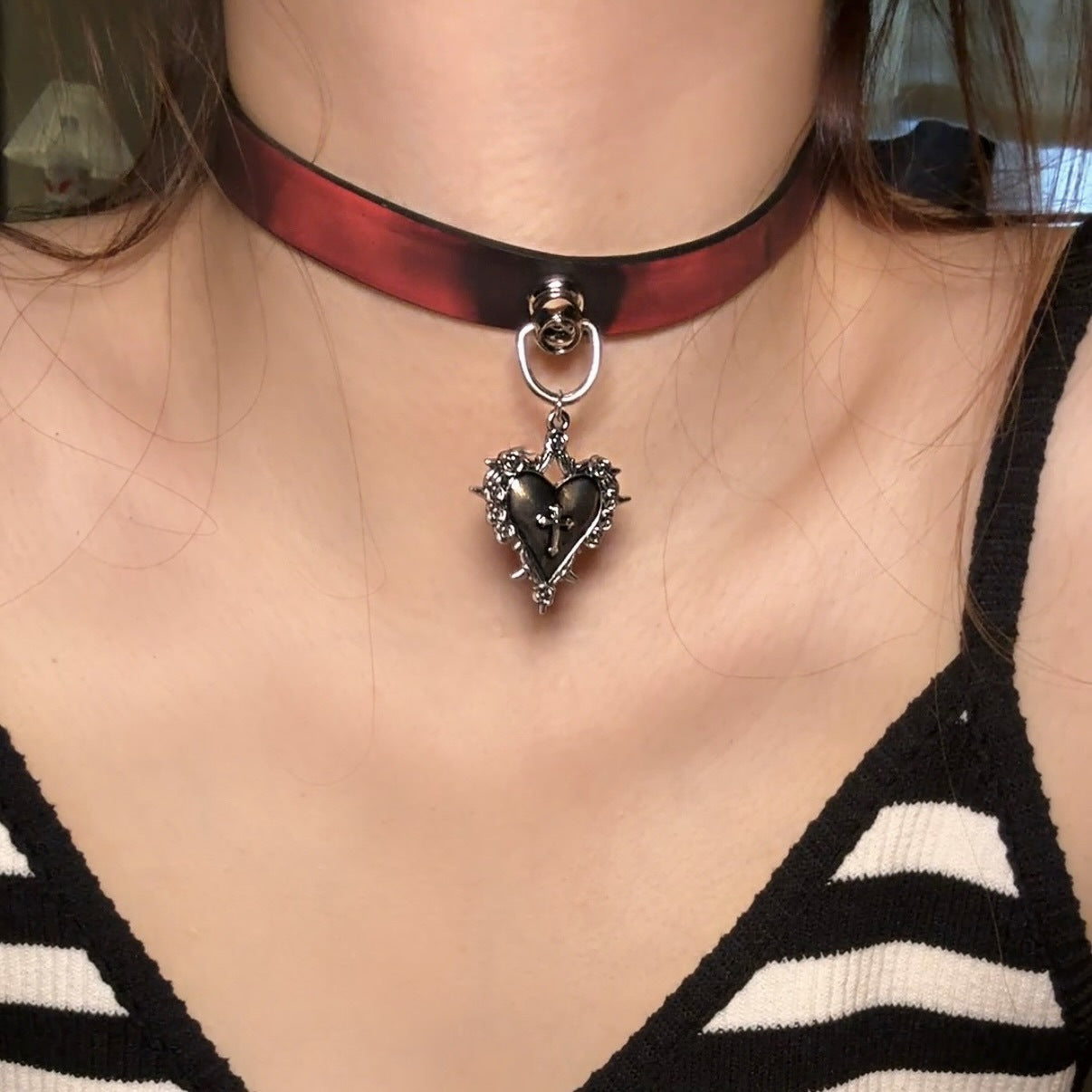Paw Hot Soft Leather Trendy Cool High-grade Collar