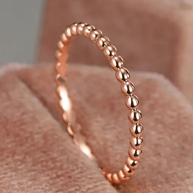Women's Ya Retro Round Simple Exaggerated Personality Rings