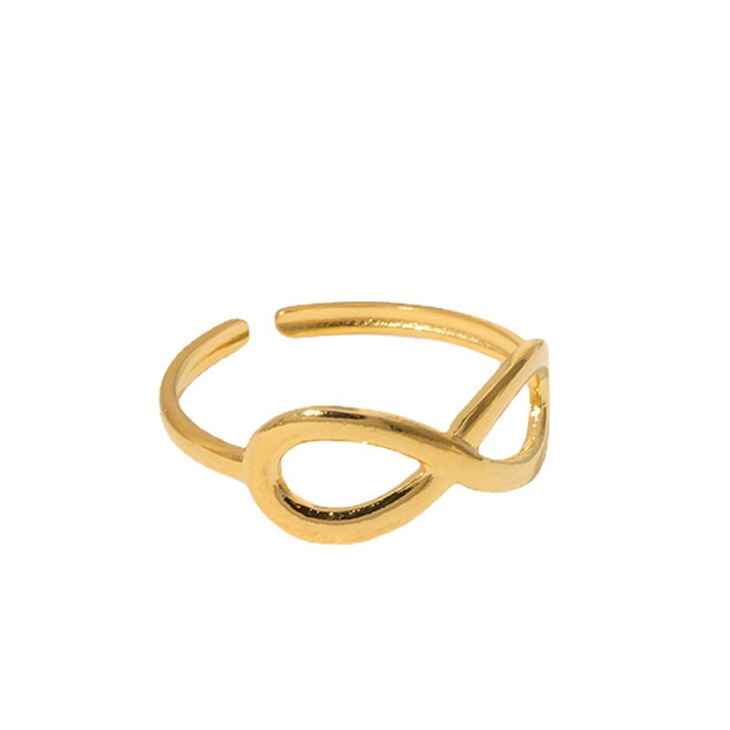 Female Niche Design Stainless Open Simple Rings