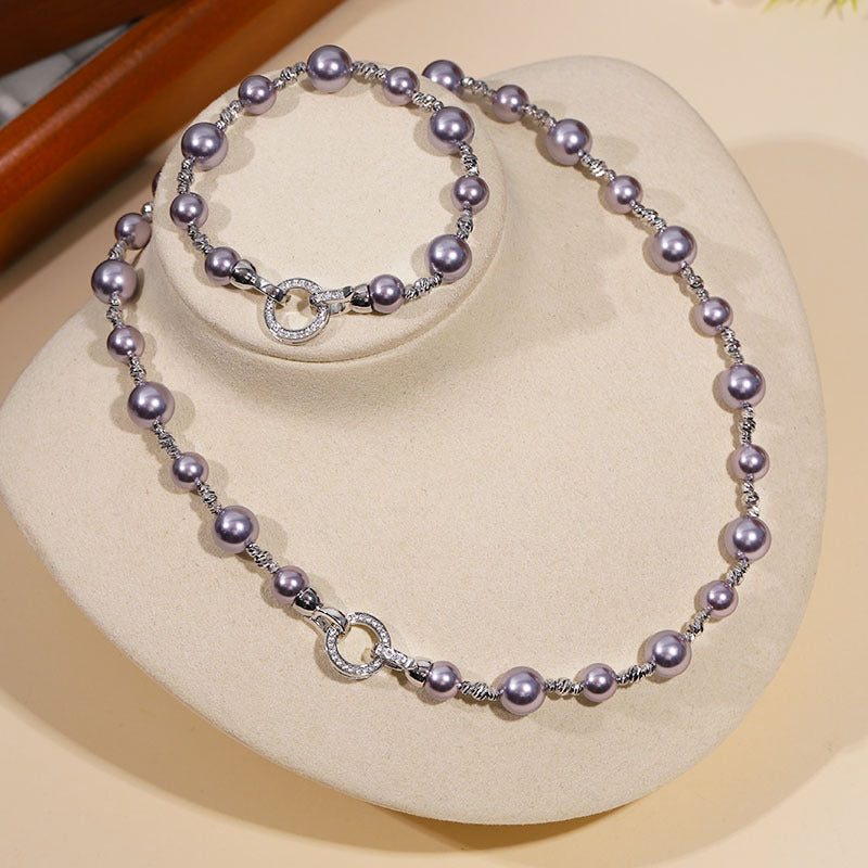 Women's French Style Pearl For Fashionable Temperamental Simple High-grade Retro Necklace