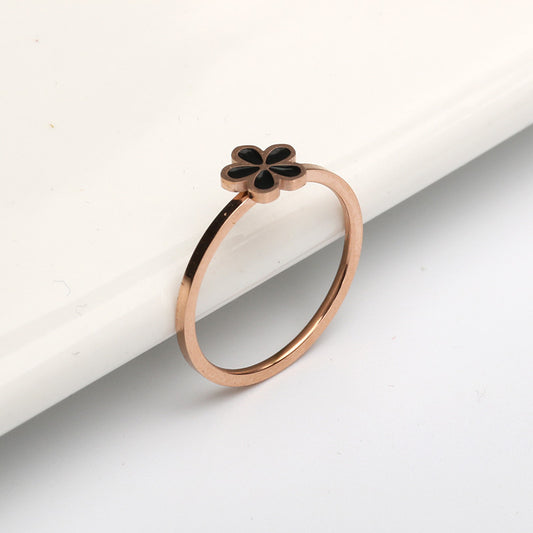 Little Daisy Sweet Simple Temperamental Index Finger Rings