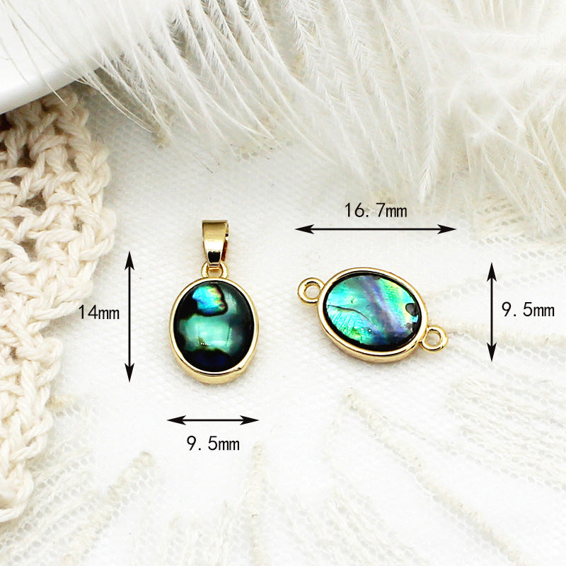 Starry Sky Universe Abalone Shell Geometric Jewelry Accessories