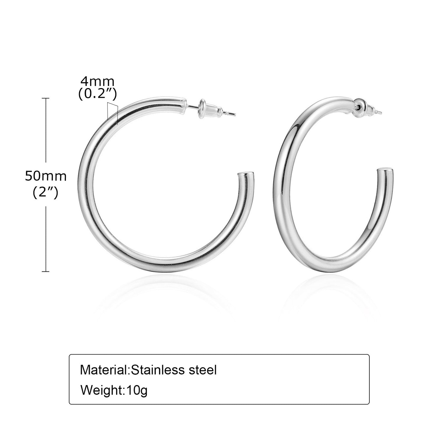 Women's Titanium Steel Eardrop Stainless Ear Korean Earrings