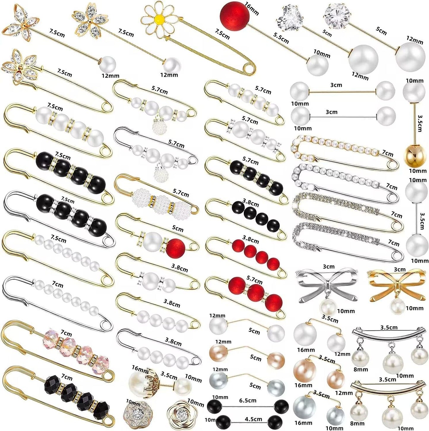 Women's Of Trousers Pin Artifact Fixed Clothes Buckle Brooches