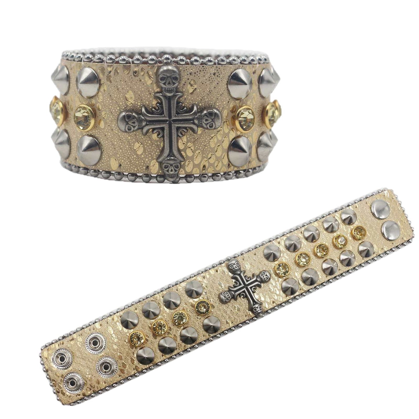 Personalized Design Rhinestone Hip Hop Trend Bracelet