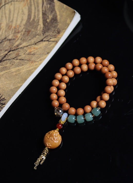 Barbie Sandalwood Tassel National Style Female Artistic Bracelets