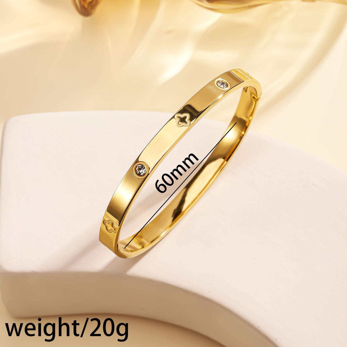 Titanium Steel Stainless Real Gold Furnace Bracelets