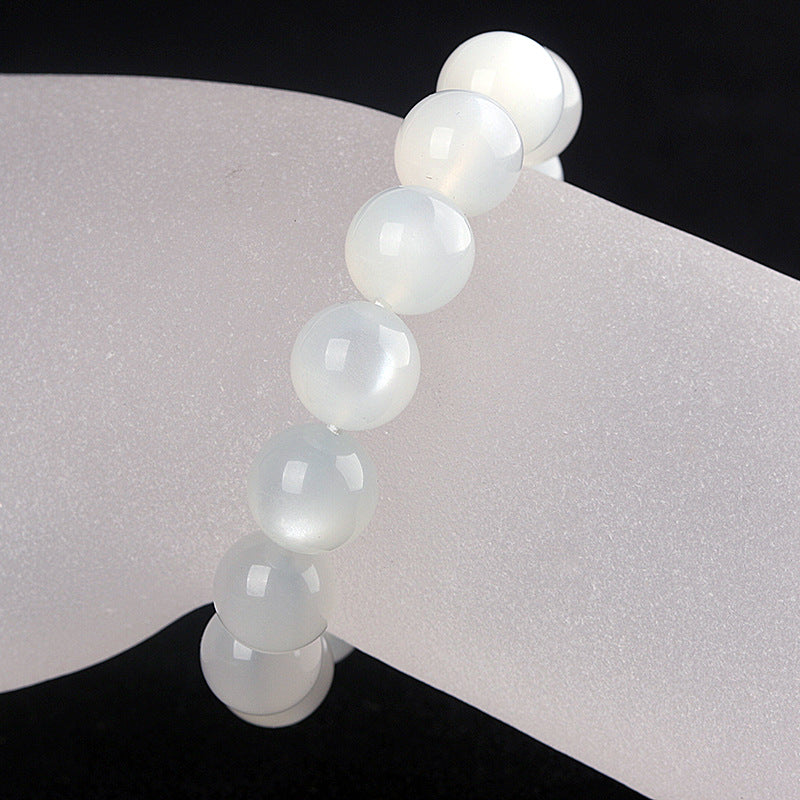 White Moonstone Bright Strong Light Crystal Bracelets