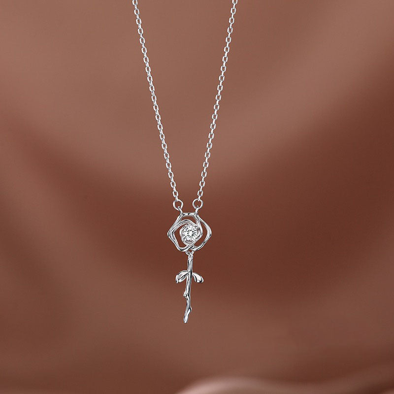 Prince Rose Niche Clavicle Chain Summer Light Necklaces