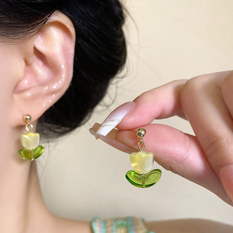 Needle High-grade Female Affordable Luxury Style Tassel Niche Temperamental Earrings