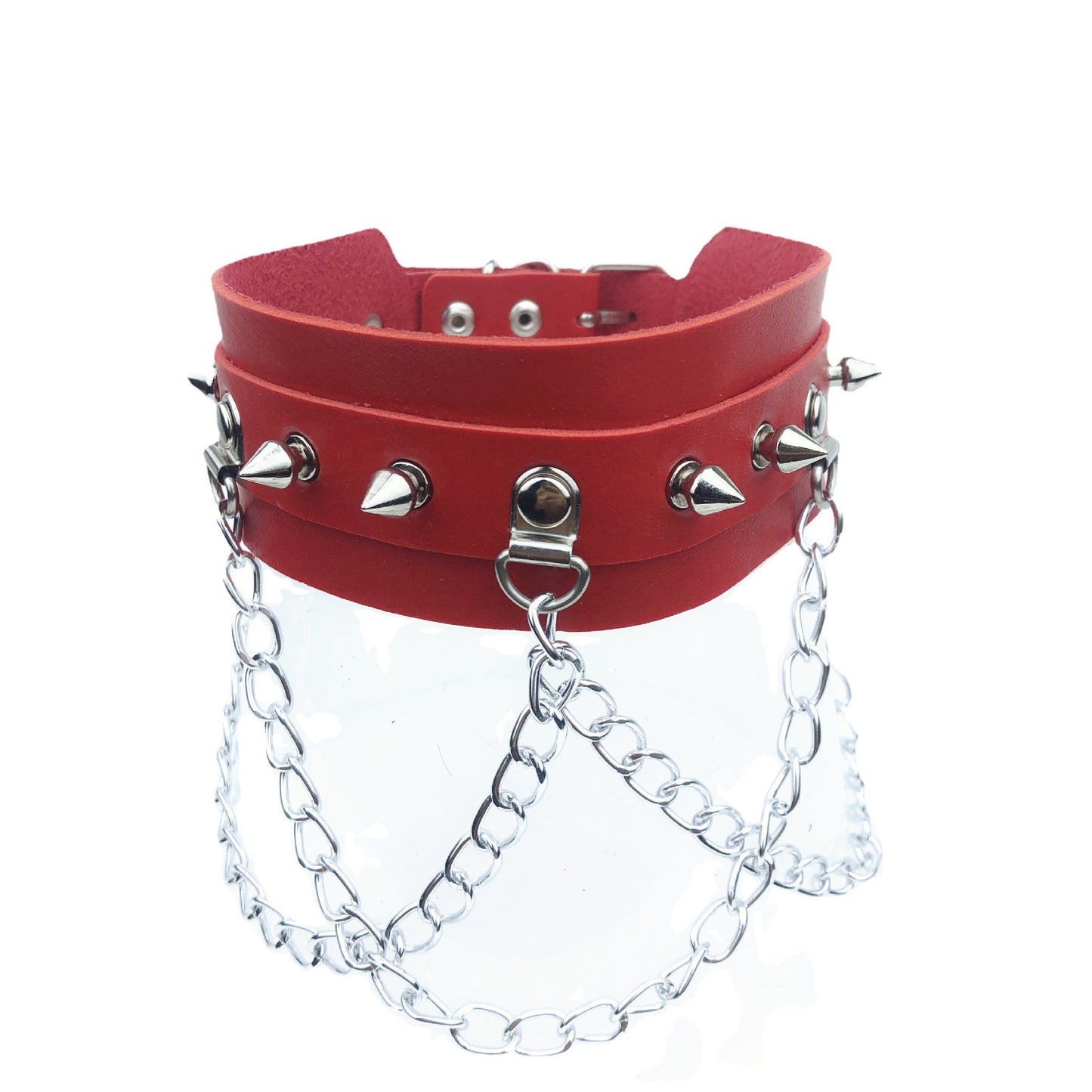 Neckband Punk Street Shooting Nightclub Personality Metal Chain Clavicle Exaggerated Collar
