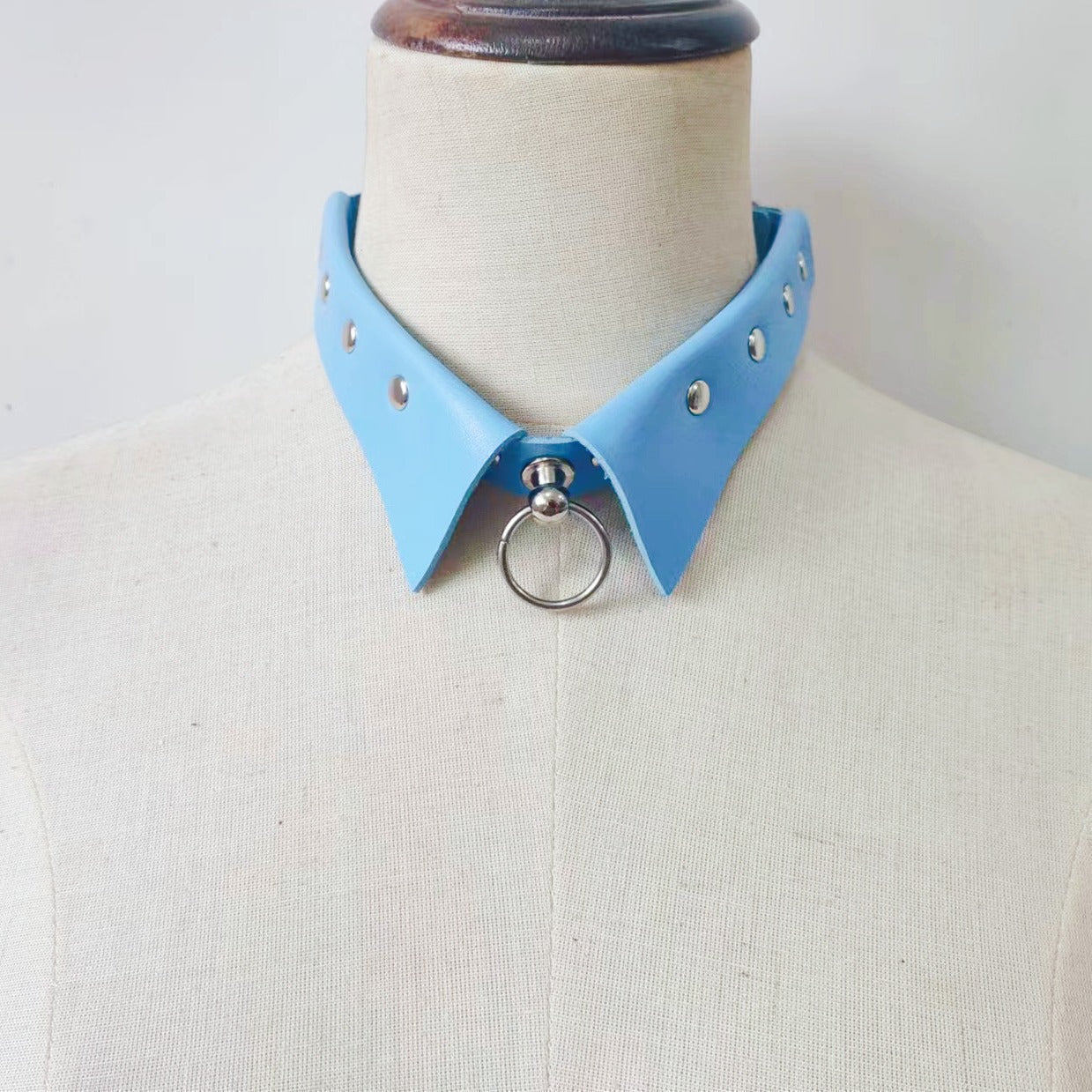 Personality Punk Gothic Leather Simple Trend Collarbone Necklet Collar
