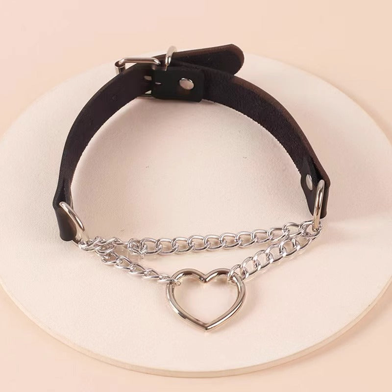 Black White Dog Bone Hot Sweet Cool Cute Neck Short Collar