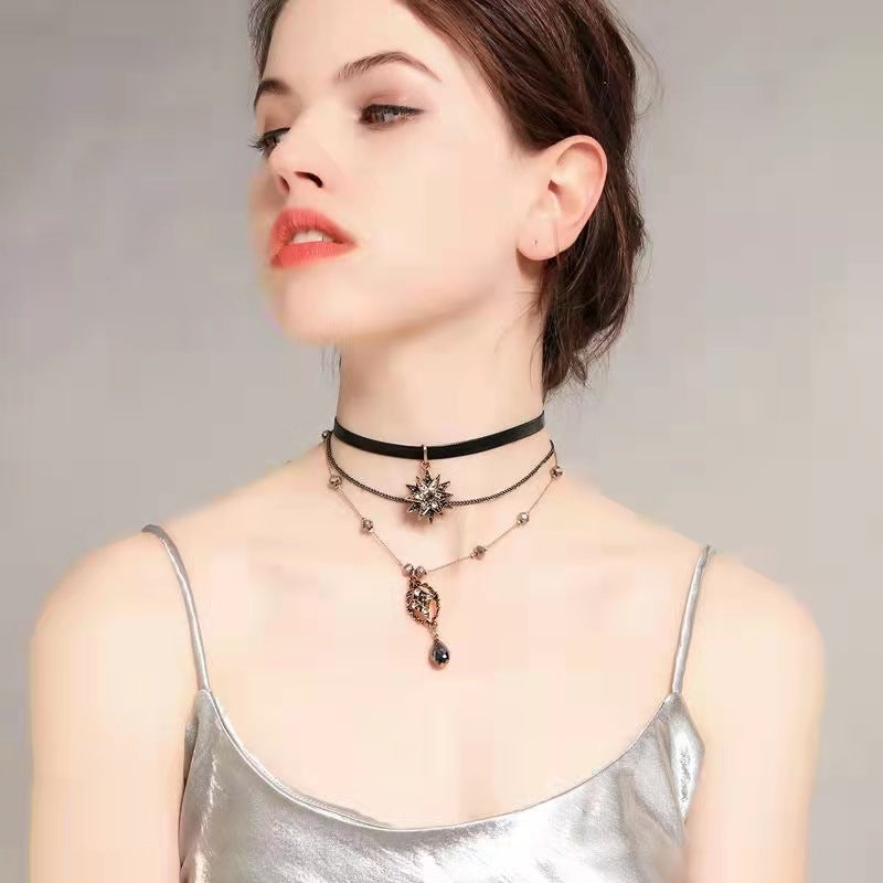 Black Series Lolita Punk Goth Steam Necklaces