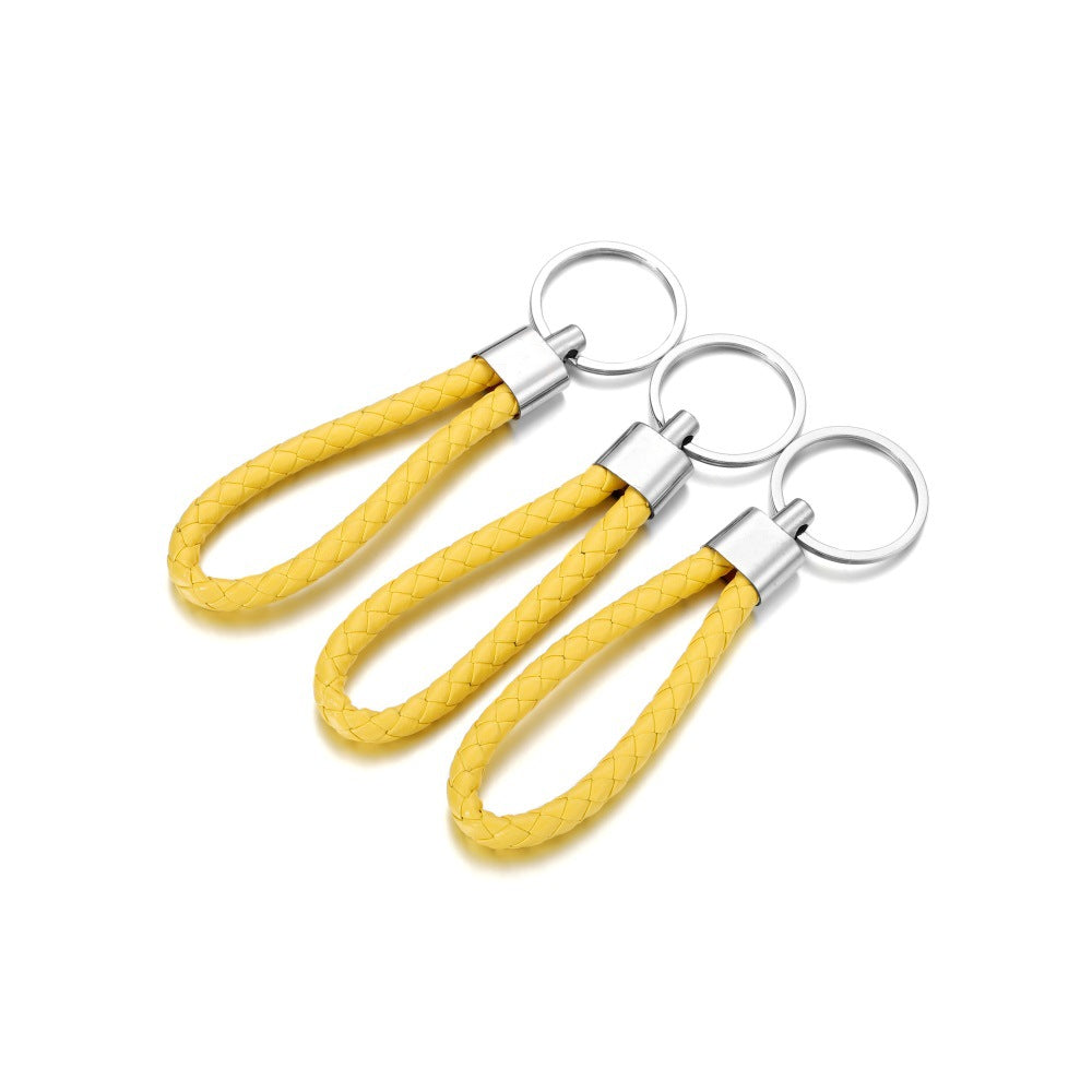 Color Creative Weaving Leather Rope Car Jewelry Accessories