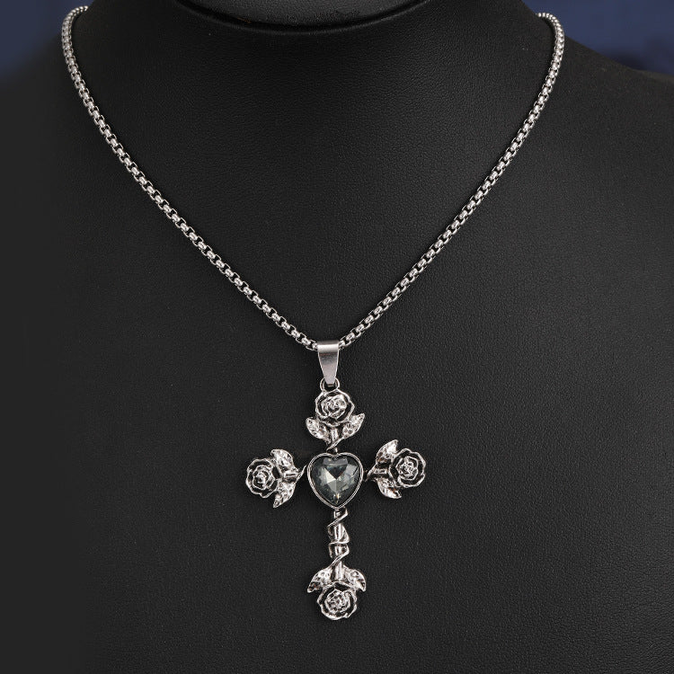 Women's & Men's Simplicity Long Gothic Vintage Stainless Steel Pendants