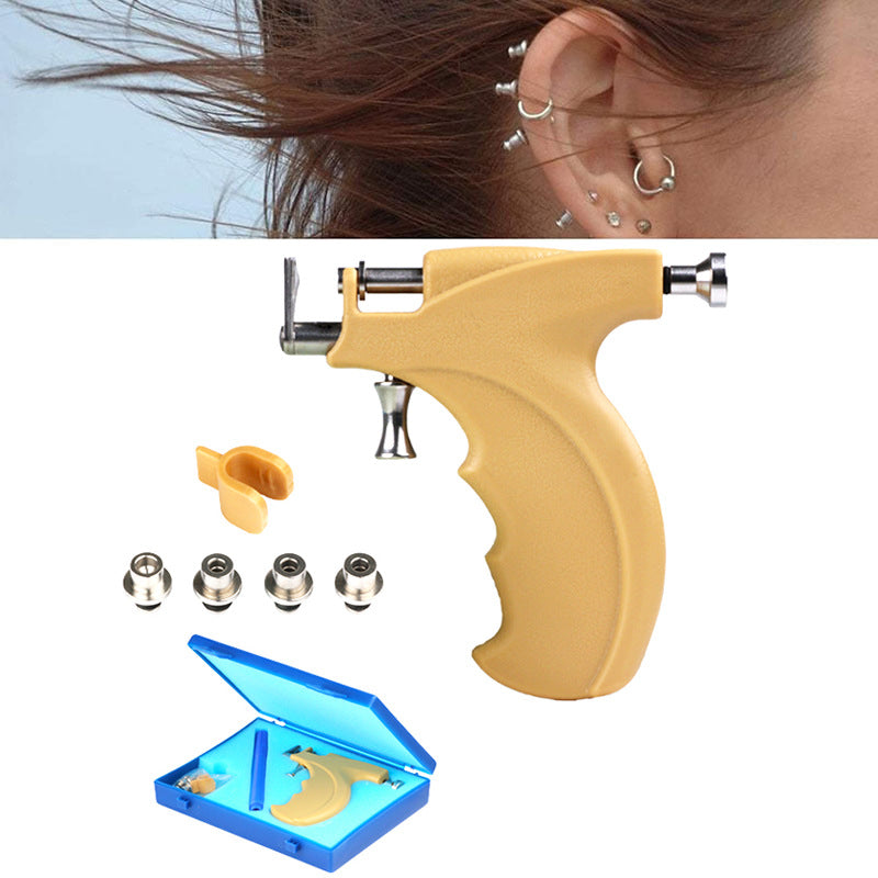 Ear Piercing Gun Stainless Steel Tool Stud Earrings
