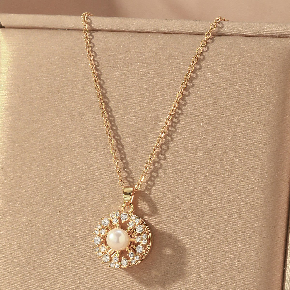Women's Colorful Flower Titanium Steel Clavicle Chain Necklace