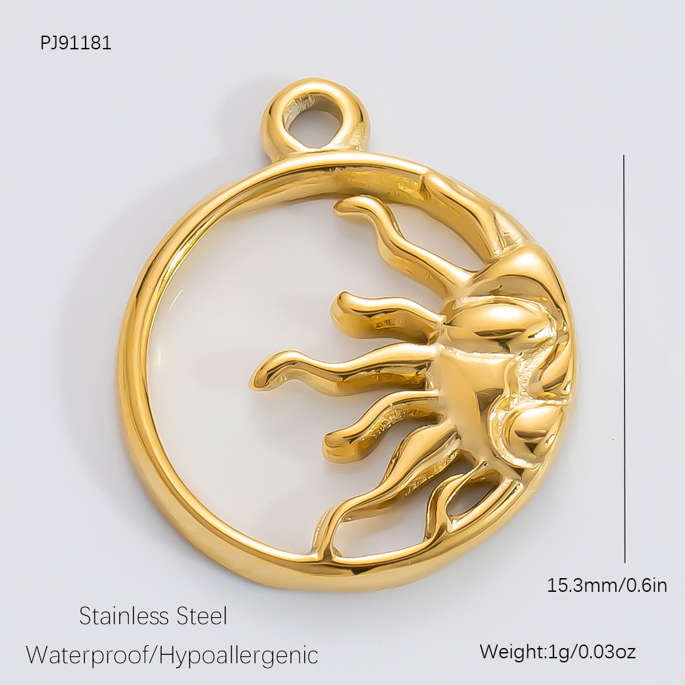Classy Stylish Stainless Steel Gold-plated Design Jewelry Accessories