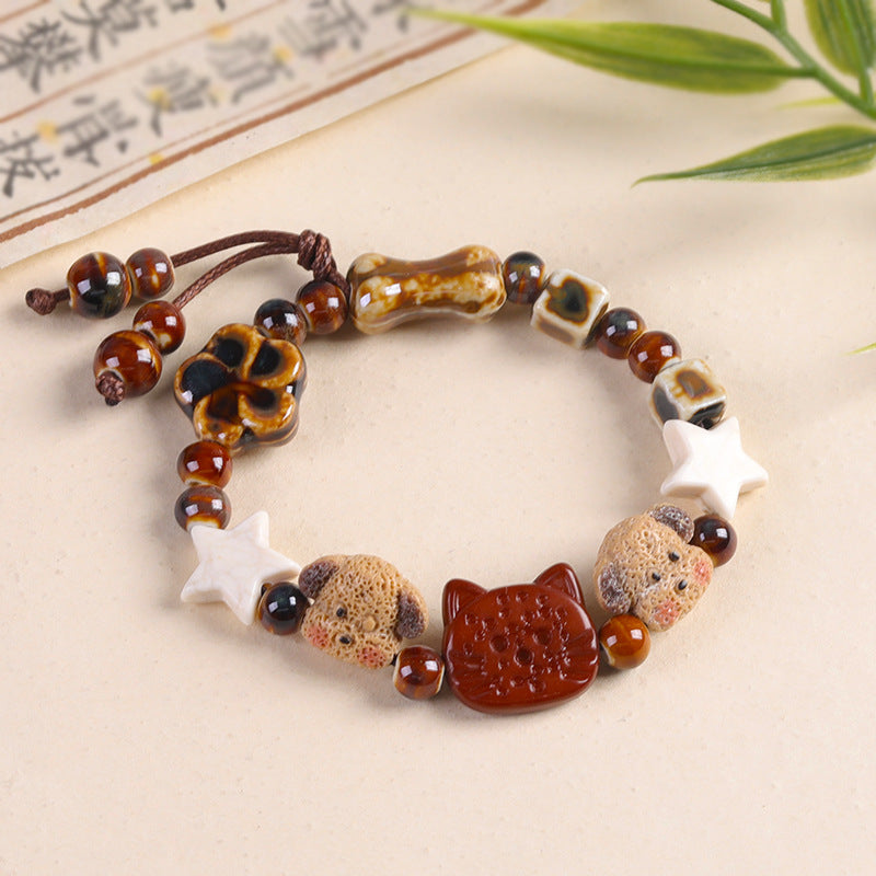 Circle Chinese Style Cute Refreshing Stall Bracelet