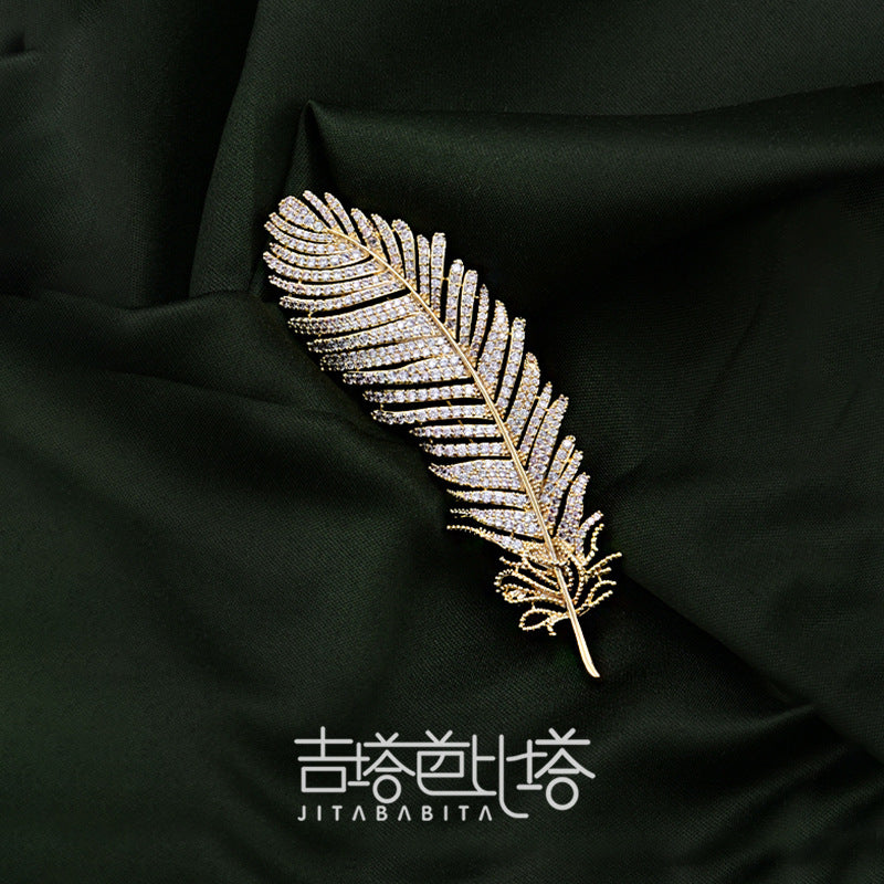 Women's Brooch Full Diamond Alloy Corsage Clothing Brooches