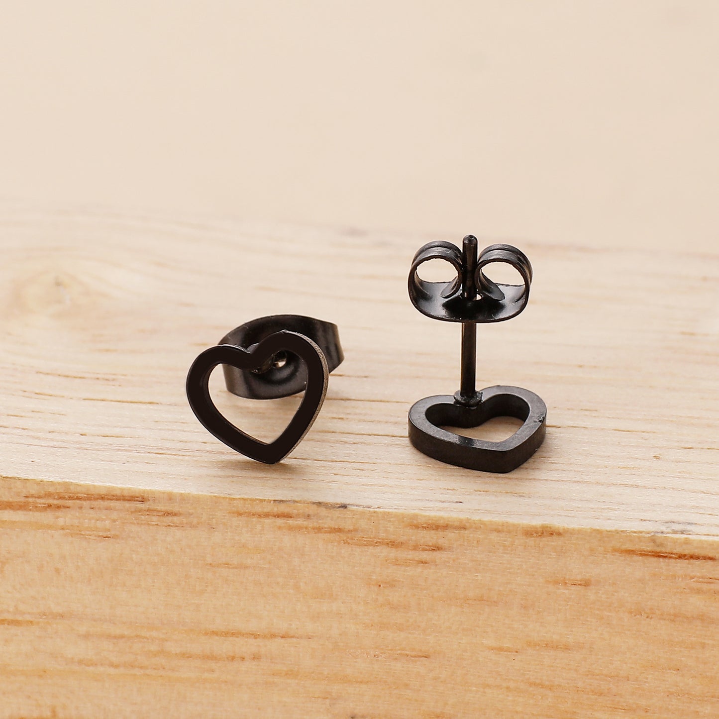 Stainless Steel Fashion Love Shape Simple Rings