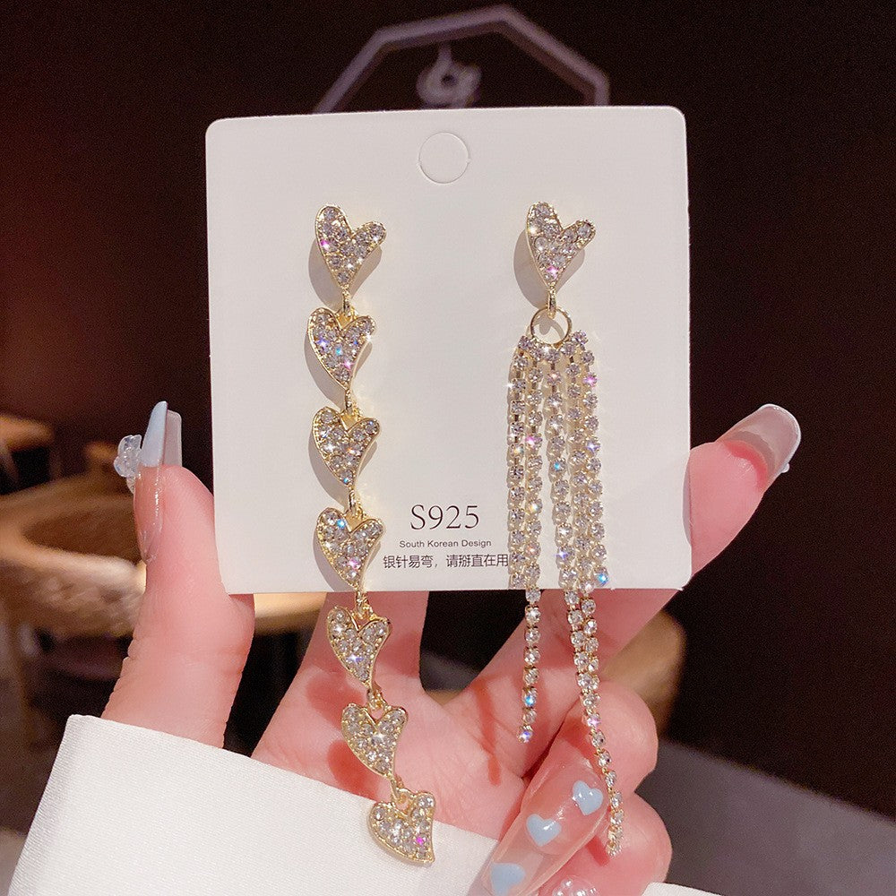 Needle Korean Style Light Luxury Exaggerated Geometric Earrings