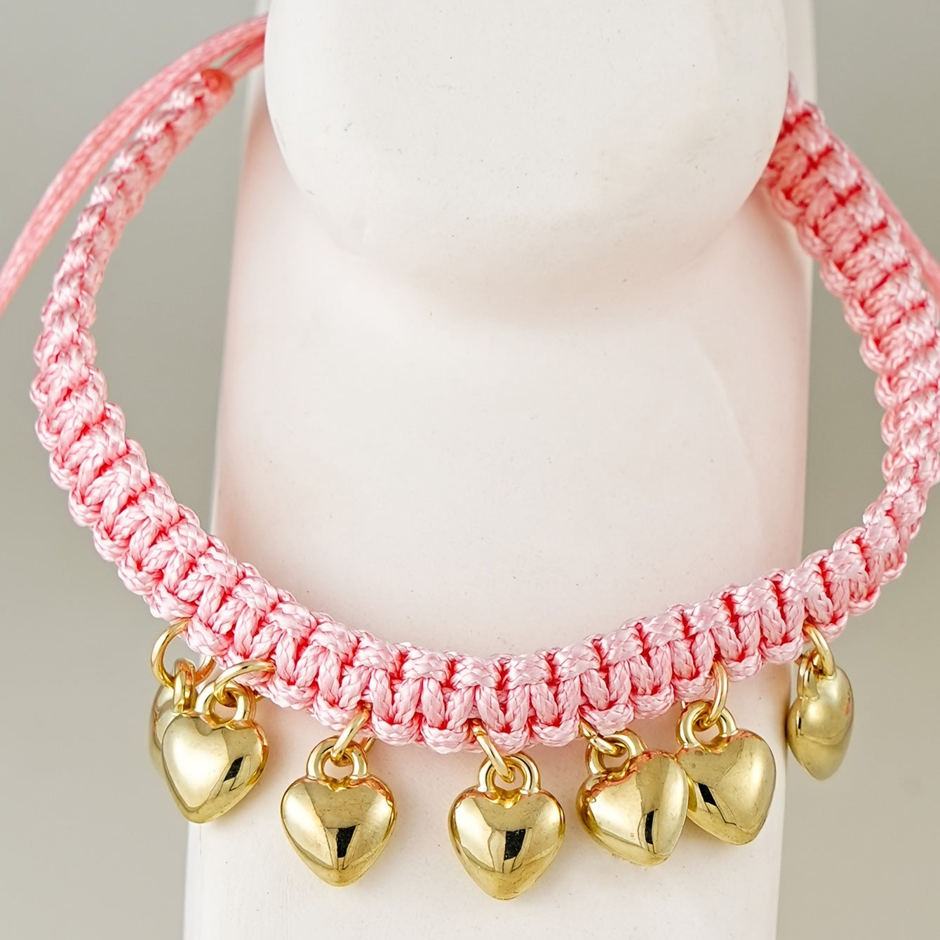 Pink Love Hand Woven Rope Minimalist Bracelets