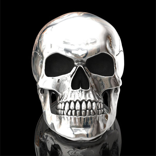 Men's Than Ornament Style Hollow Skull Ghost Head Rings