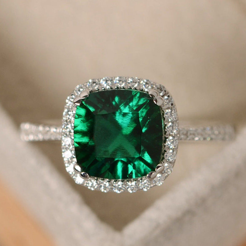 Classic Women's Sier For Marriage Engagement Rings