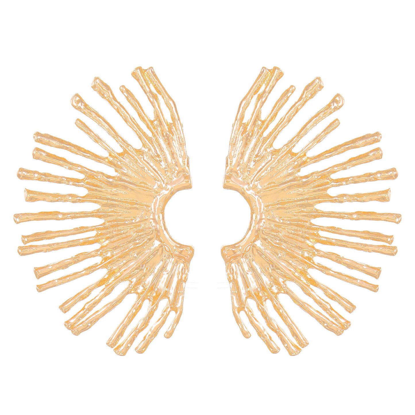 Fashion Exaggerated Sunflower Light Female Trend Party Earrings