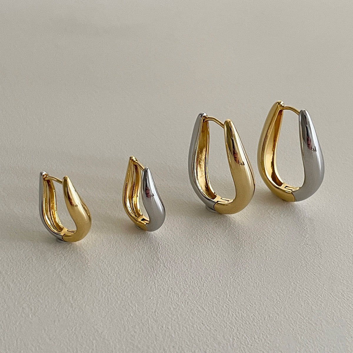 Women's Style Gold Sier Contrast Light Luxury High-grade Rings