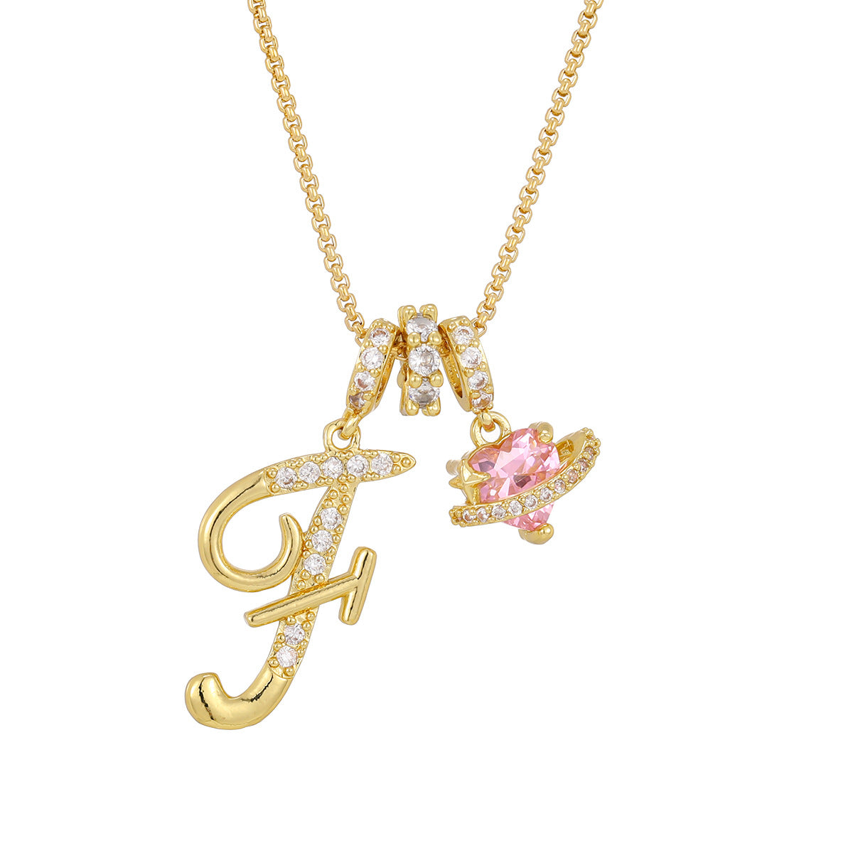 Dopamine English Letter Light Luxury Minority High Pendants