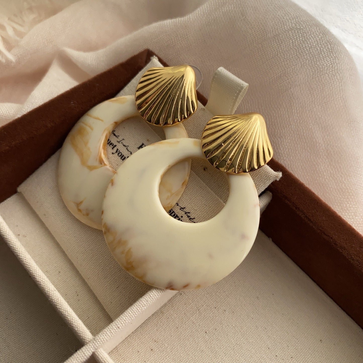 Artsy Semicircle Elegant Wild Candy Color Personalized Earrings