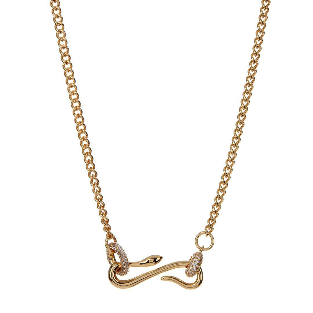 Zircon Oval Round Simple Fashion Furnace Necklaces