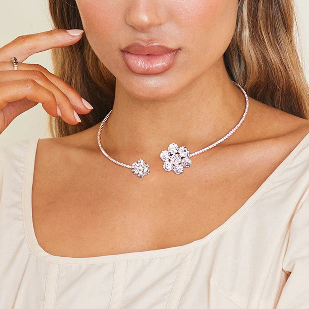 Women's Diamond Open High-grade Party Fashion Alloy Collar