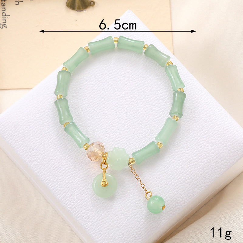 Graceful Crystal Super Moonstone Couple Girlfriends Bracelet