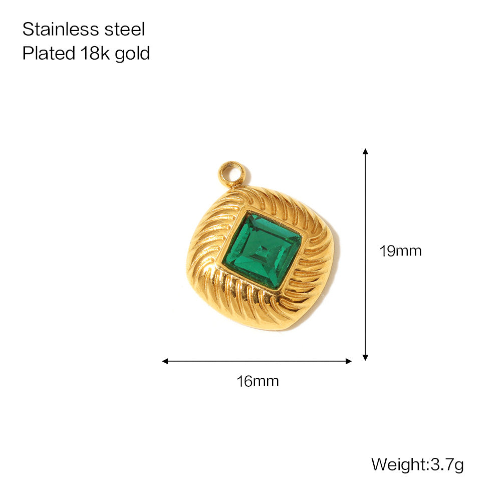 Versatile Women's Stainless Steel Gold-plated Bow Jewelry Accessories