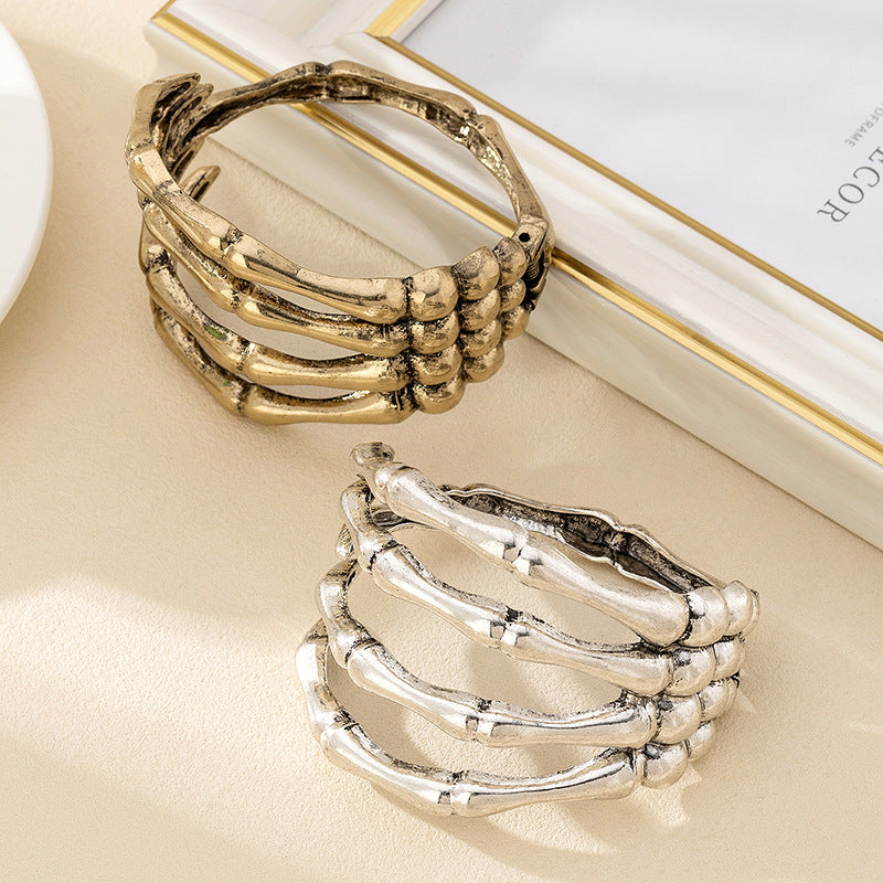 Women's Hollow Ghost Hand Vintage Skull Bracelets