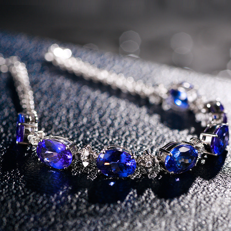 Colored Gems Series Creative Sapphire High Bracelets