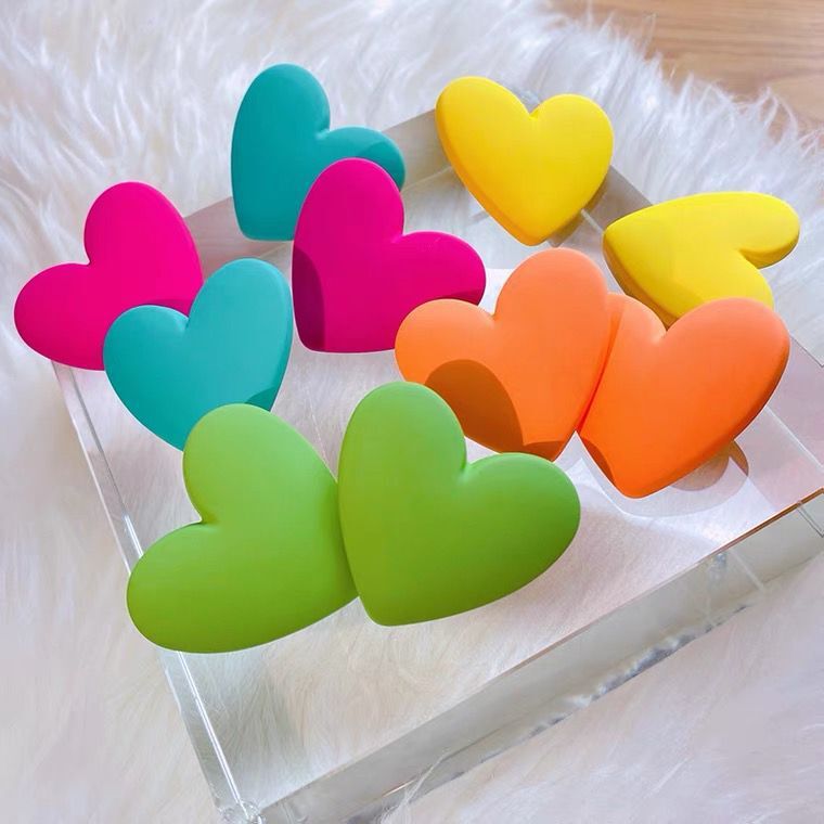 Women's Love Heart Fashionable Summer Niche High-grade Rings