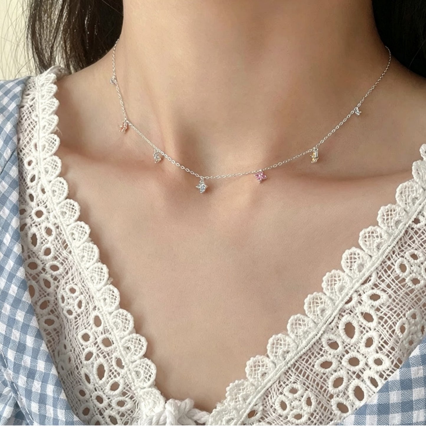 Female Clavicle Chain Temperament Entry Lux Niche Sense Simple Fashion Necklace