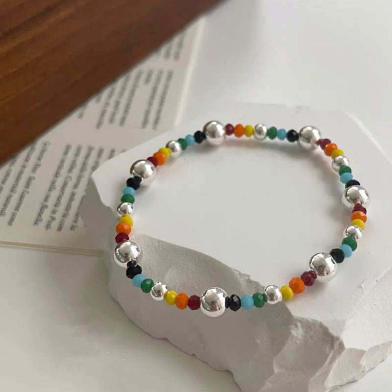 Rainbow Ball Female Fashion Artistic Smiling Face Cloud Love Bracelets