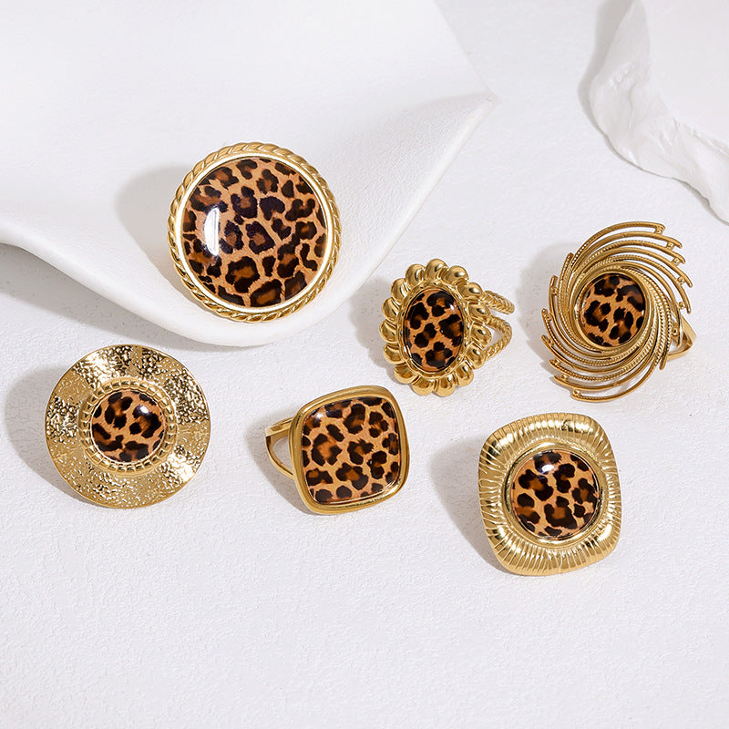 Steel Open Female Personalized Minority High-grade Rings