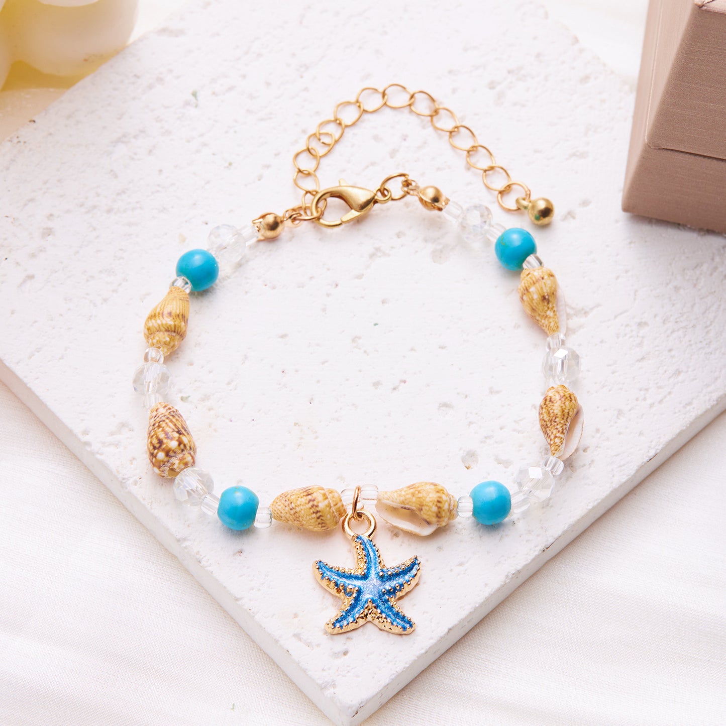 Beach Foot Ornaments Fashion Conch Bead Bracelets