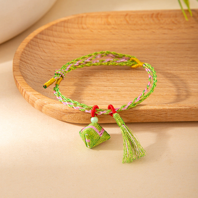 Dragon Boat Festival Colorful Rope Carrying Strap Hand-woven Small Ethnic Bracelet