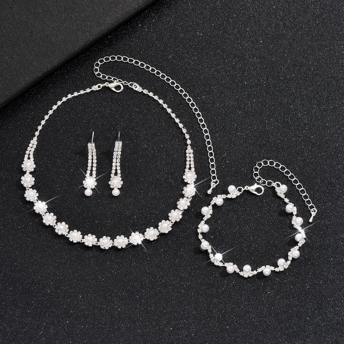 Direct Wholesale Fashion Wedding Bridal Gown Graphy Jewelry Set