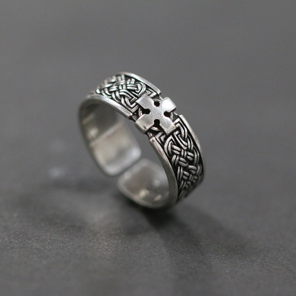 Thai Sier Korean Fashionmonger Four Yuan Celtic Ring
